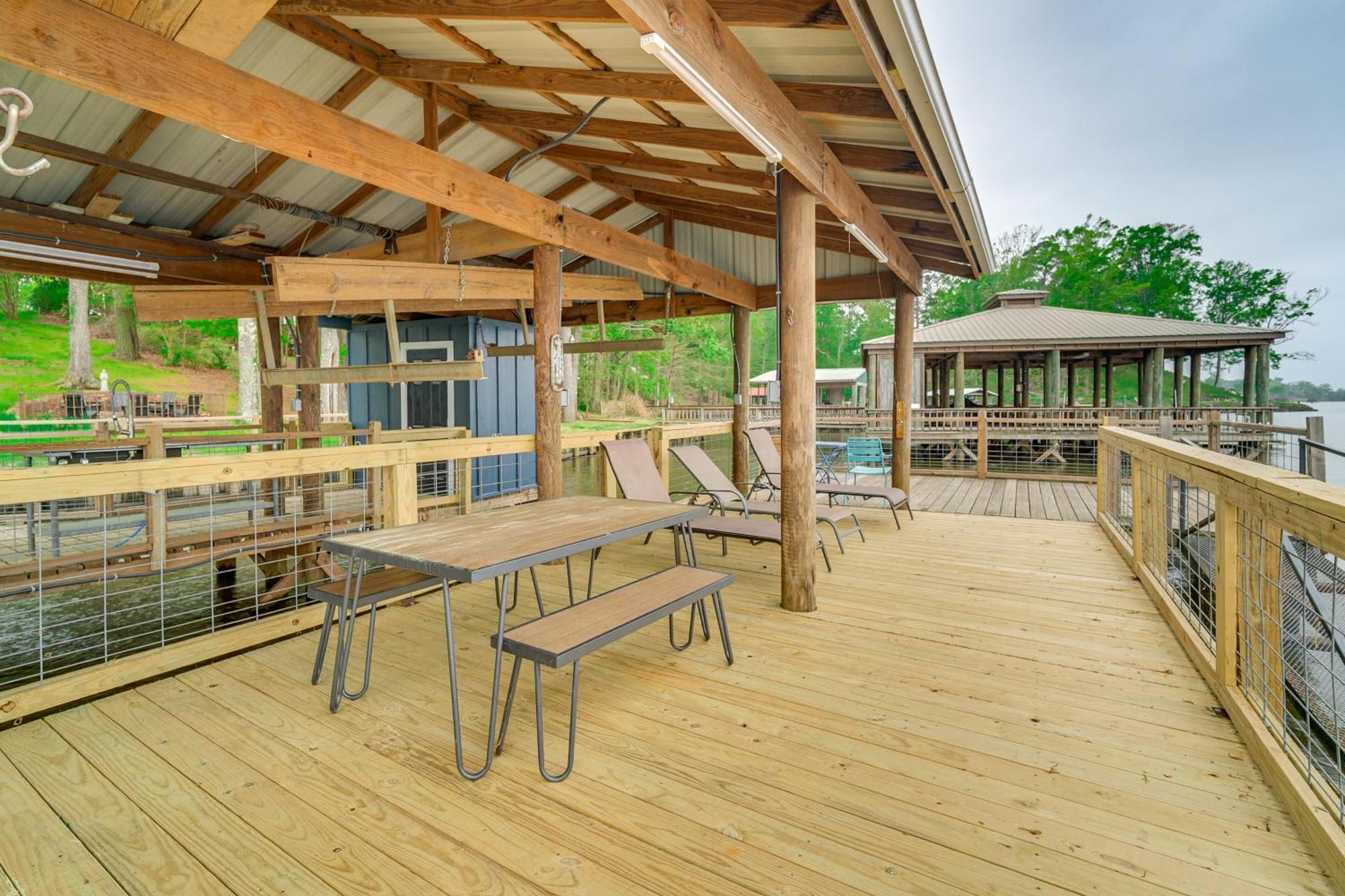 Waterfront House On Toledo Bend With Private Dock! Villa Alliance Eksteriør bilde