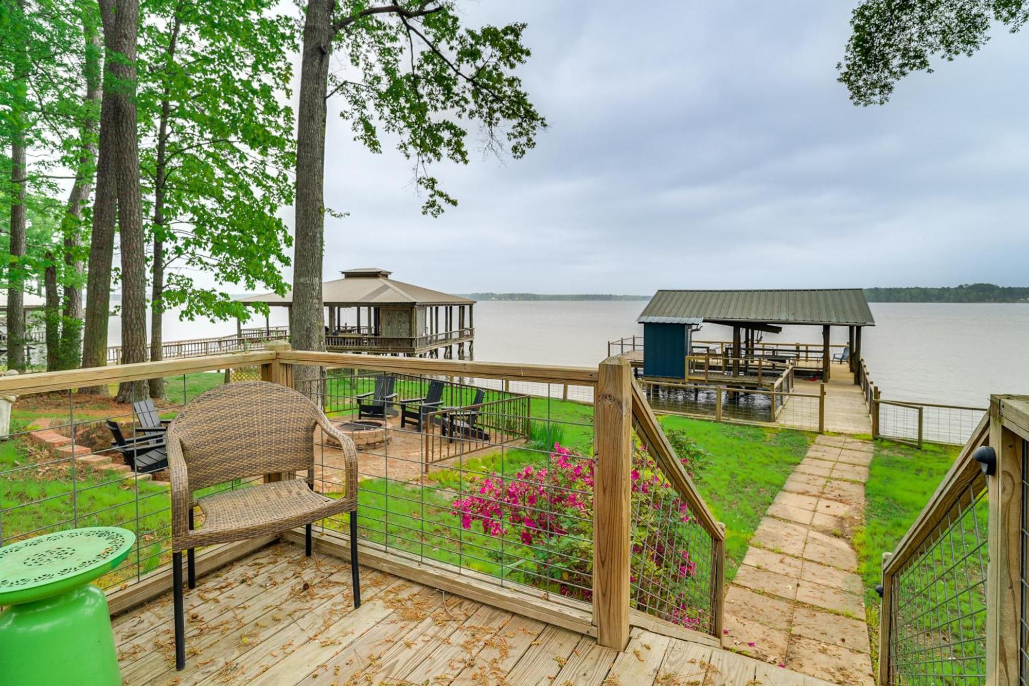 Waterfront House On Toledo Bend With Private Dock! Villa Alliance Eksteriør bilde